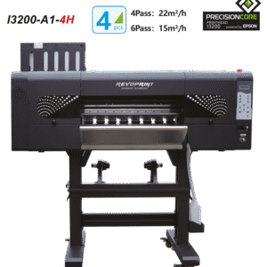 REVOPRINT R604 – 4-head DTF printer with Epson i3200-A1 – 22m²/h – PET film – white ink circulation