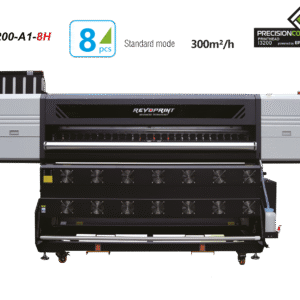 REVOPRINT L1908 high-speed sublimation printer with 8 Epson i3200-A1 heads – 1.9m wide textile printing equipment