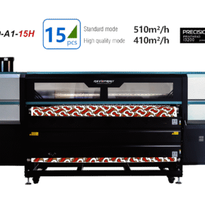 Sublimation Printer QR1915 with 15 Epson i3200-A1 heads for high-speed textile printing