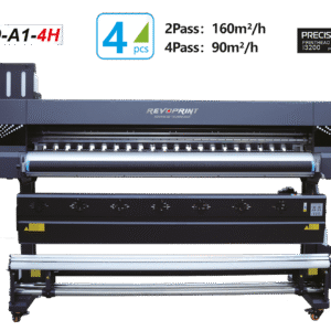 Industrial sublimation printer REVOPRINT R1904 with 4 Epson I3200-A1 printheads