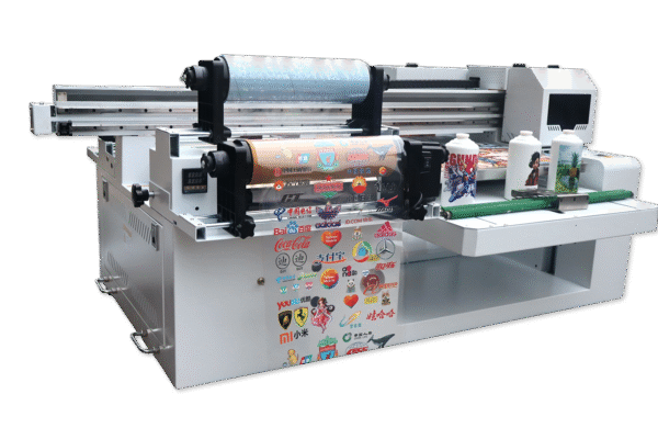 REVOPRINT UV-6090 Hybrid Printer for flatbed, roll-to-roll and cylindrical printing